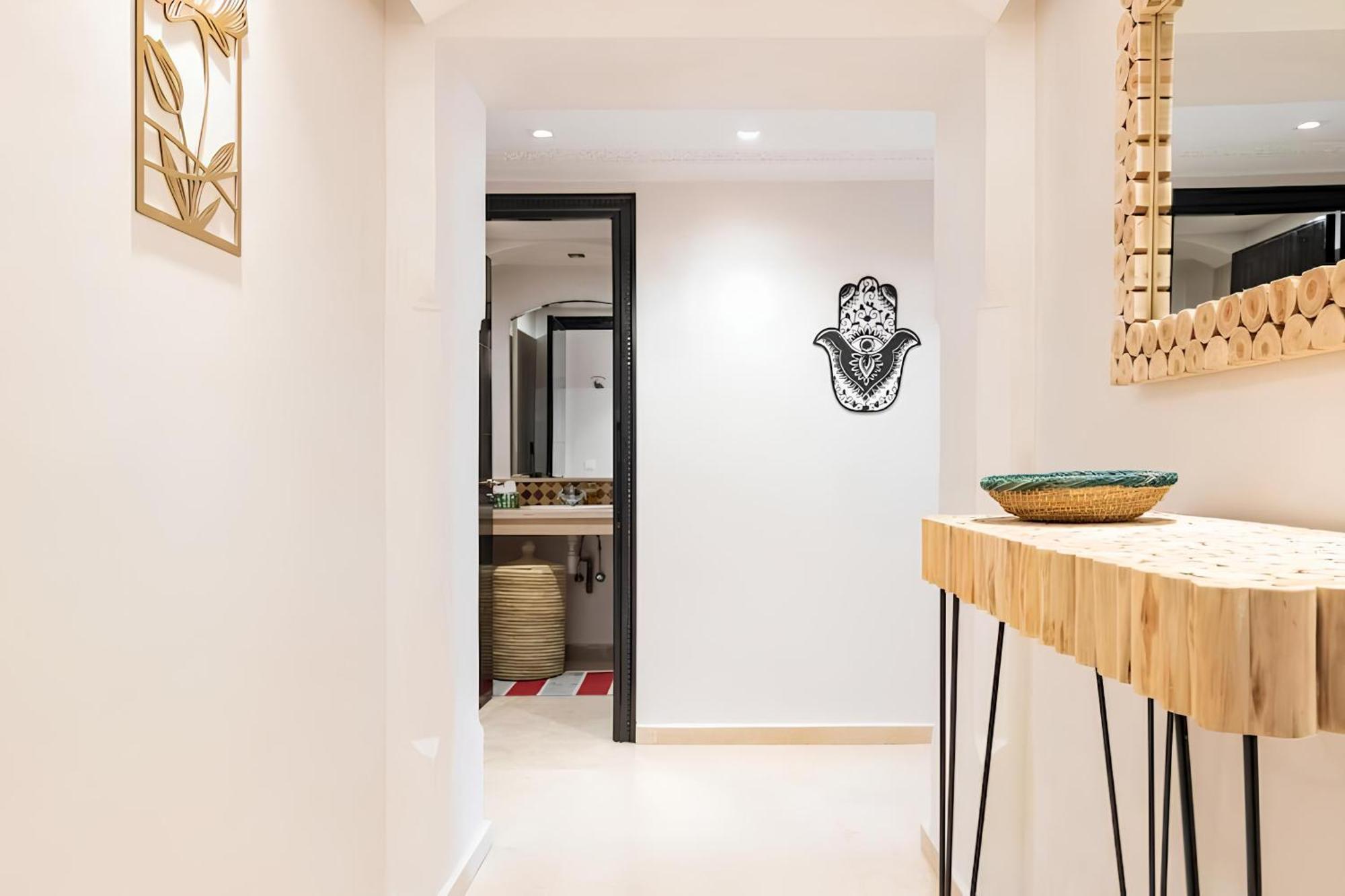 C-Appartement De Luxe Plein Centre De Gueliz Avec Piscine Parking Wifi Netflix Марракеш Экстерьер фото
